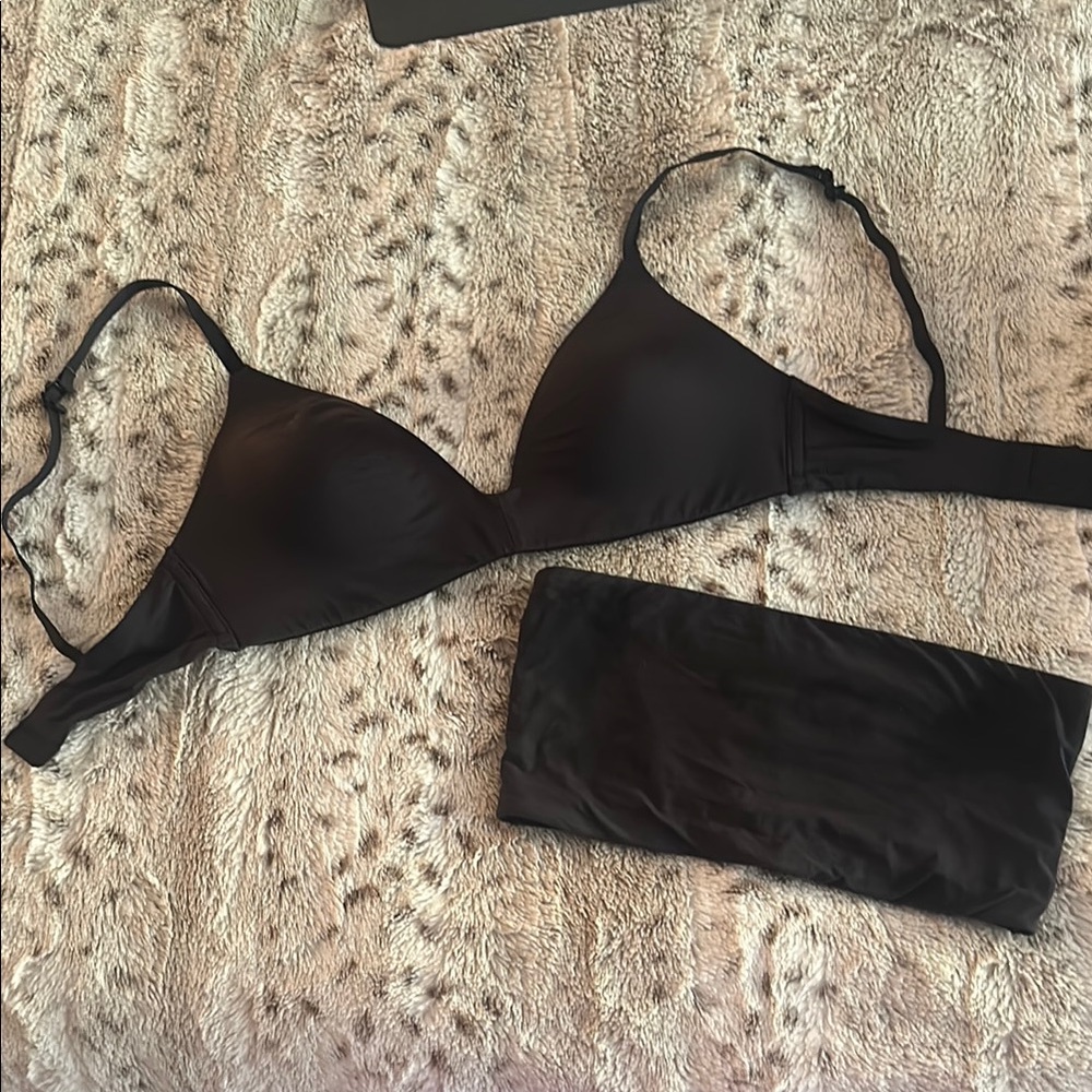 Skims T-shirt demi bra & bandeau 🖤